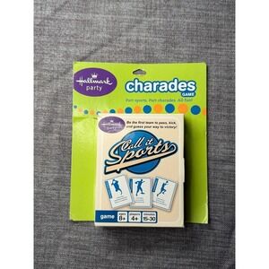 Hallmark Party Call It Sports Charades Card Game